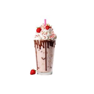 ميلك شيك فراولة